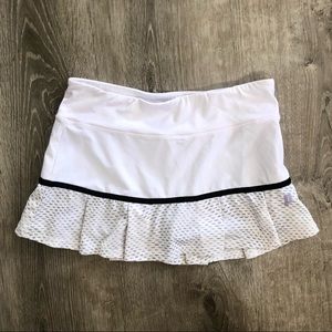 Prince White Tennis Skirt